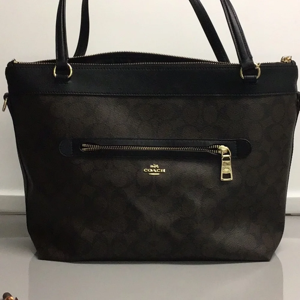 COACH GALLERY TOTE BAG IN SIGNATURE CANVAS - Picture 2 of 16